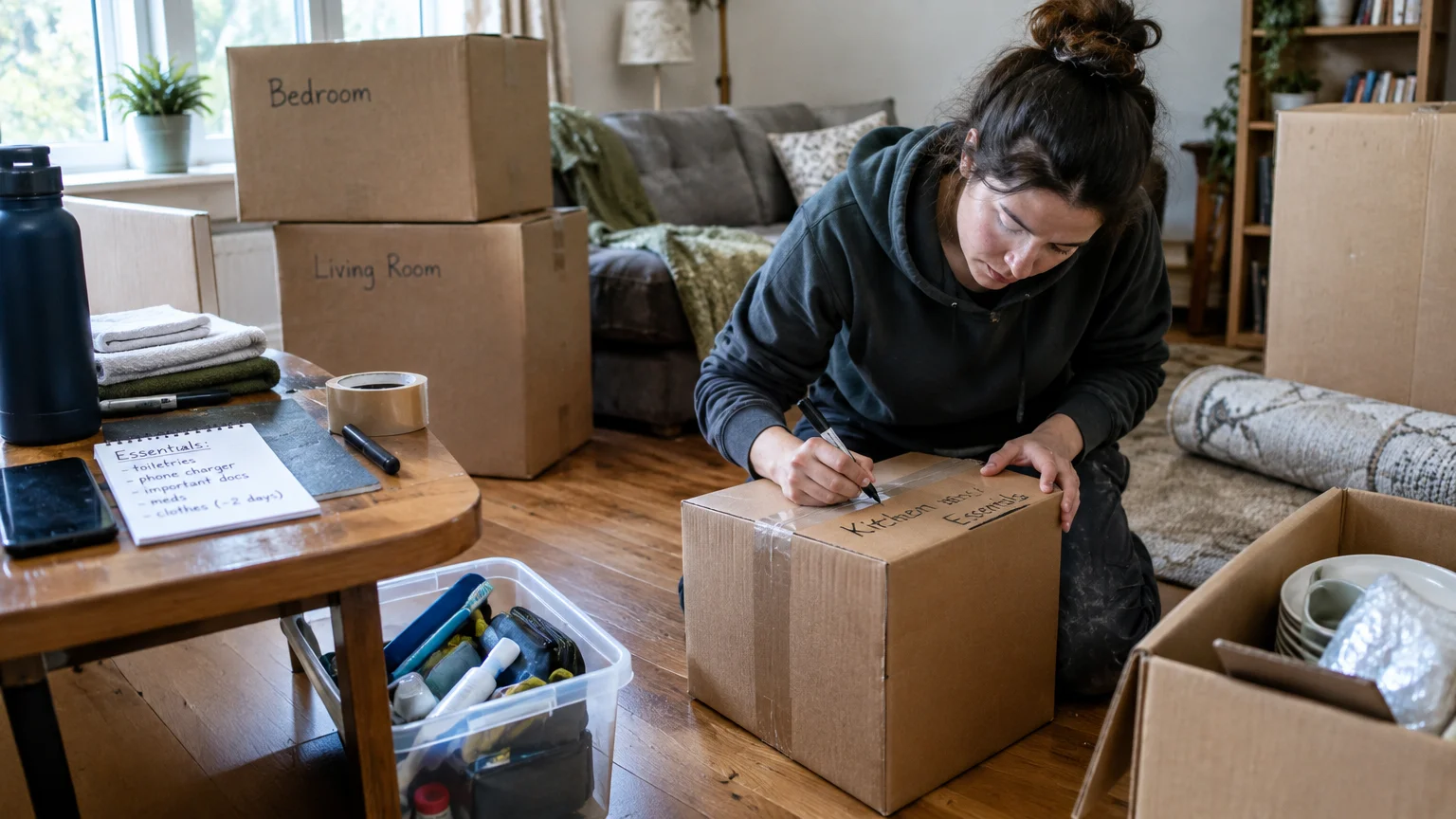 How to Pack for a Move Efficiently: A Simple Room-by-Room Plan